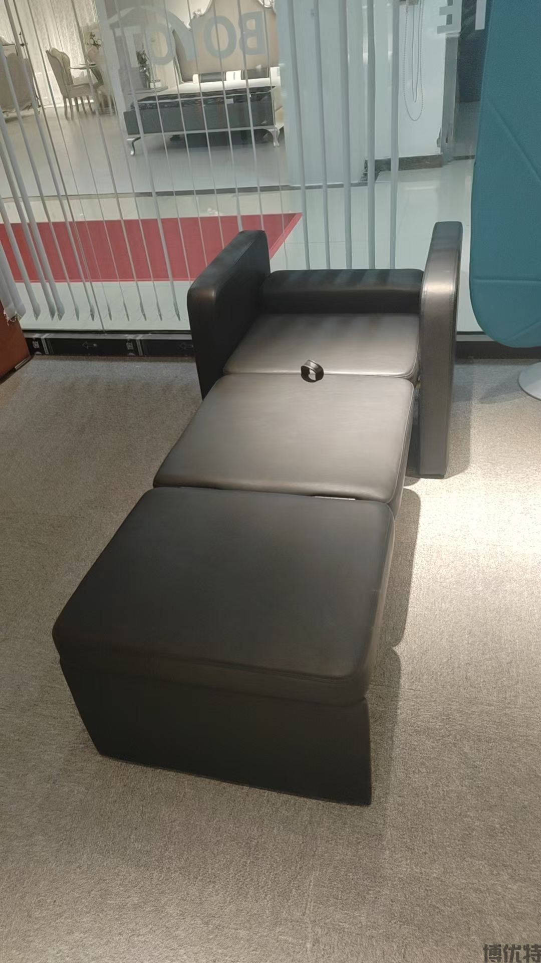 皮质伸缩陪护沙发床
