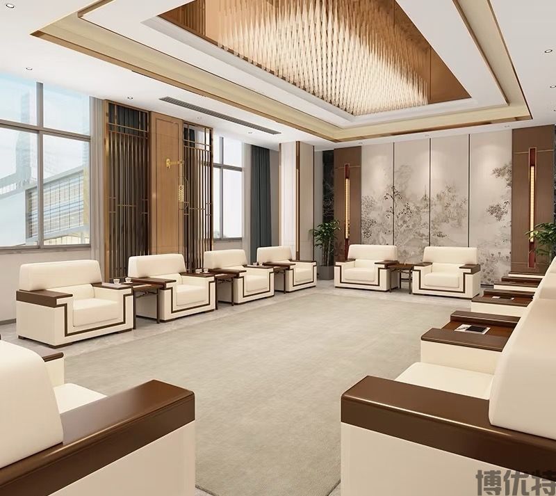 【政企单位 + VIP 接待室】新中式 VIP 接待室家具整装落地案例(图1) 【政企单位 + VIP 接待室】新中式 VIP 接待室家具整装落地案例(图1)